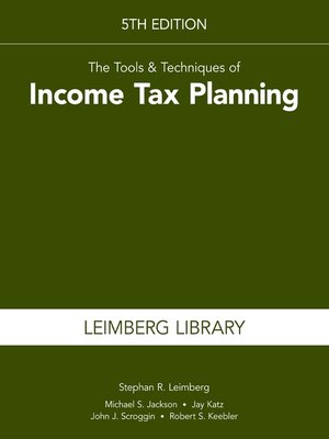 cover image of The Tools & Techniques of Income Tax Planning